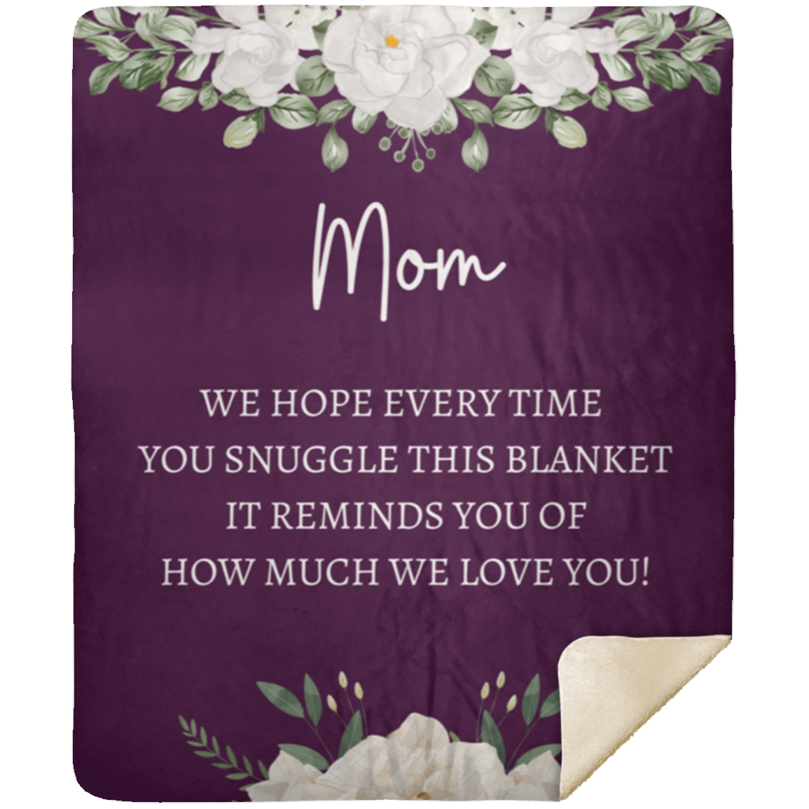 Mom blanket 30X40 Eng