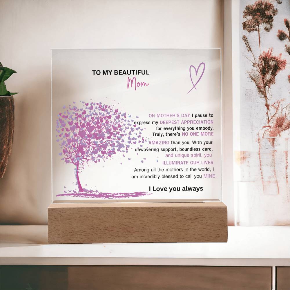 Mom's Mother's Day Acrylic Plaque