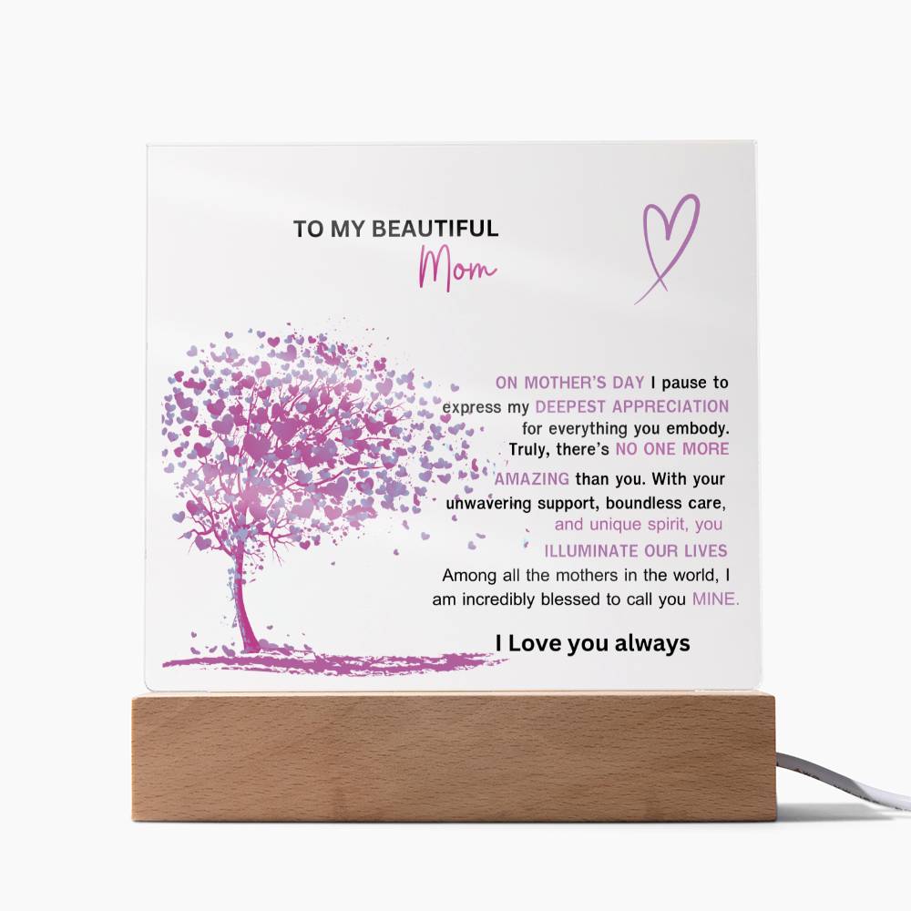 Mom's Mother's Day Acrylic Plaque