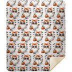 Girly Ghost Halloween Blanket