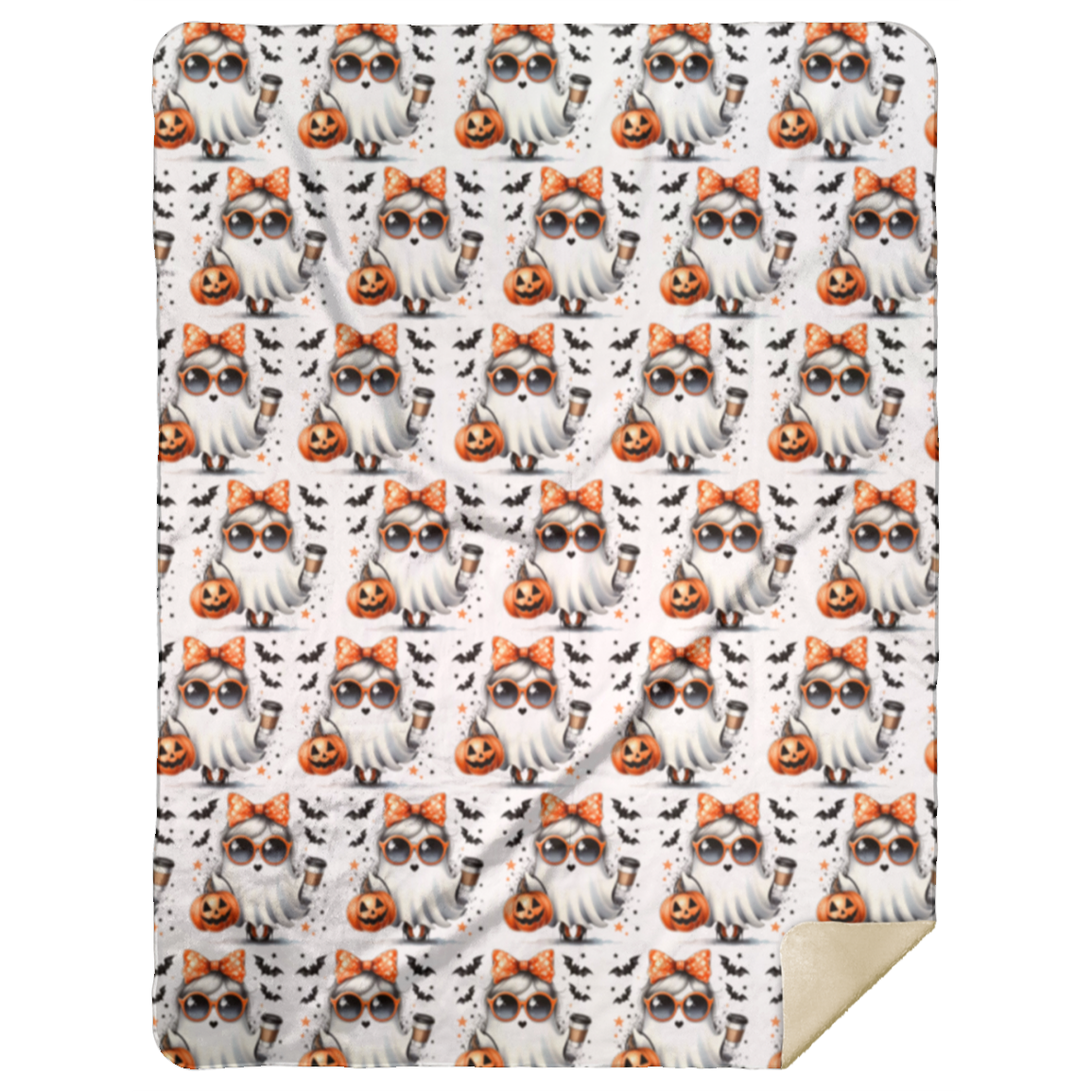 Girly Ghost Halloween Blanket