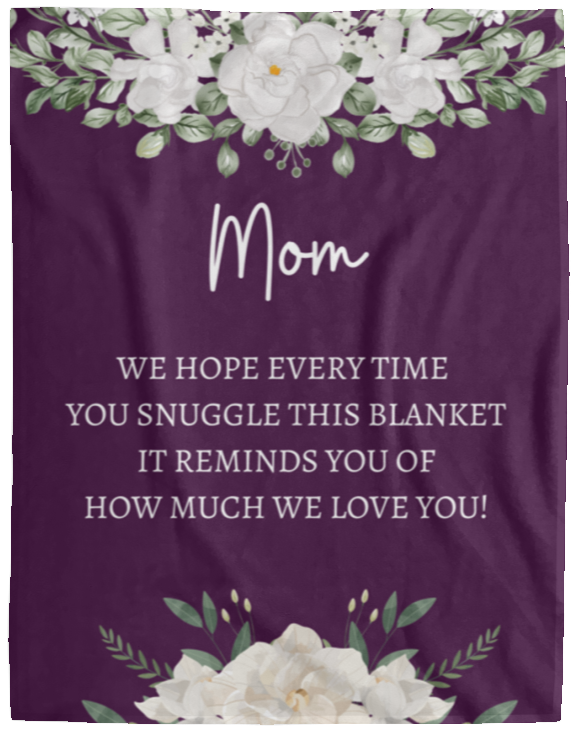 Mom blanket 30X40 Eng
