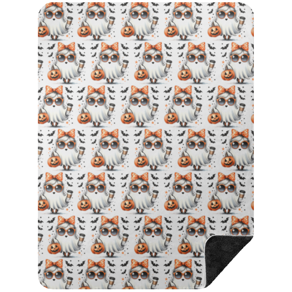 Girly Ghost Halloween Blanket