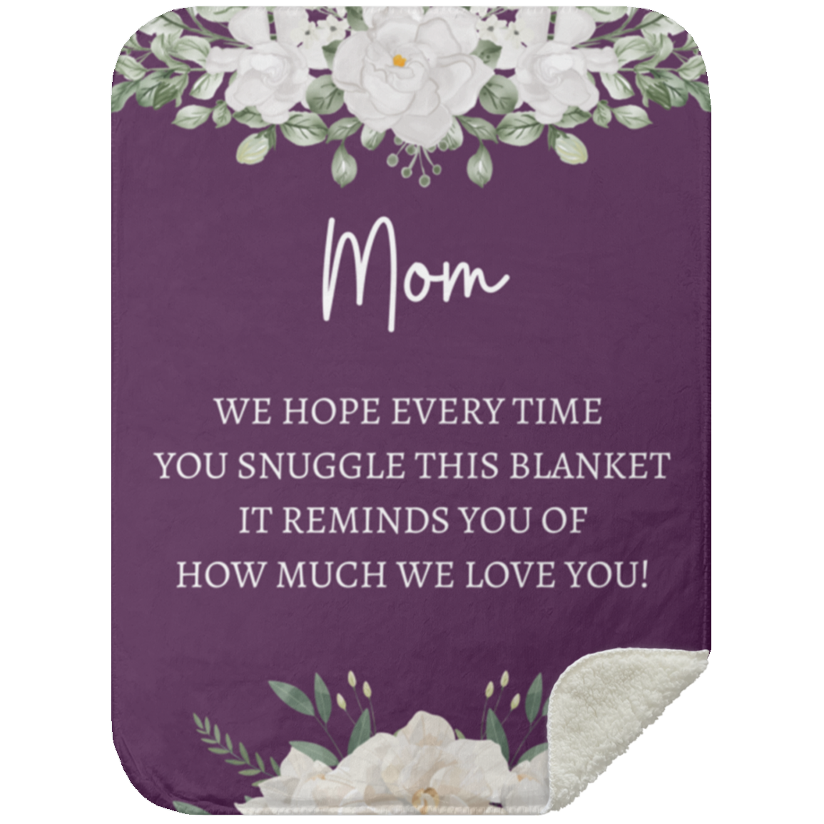 Mom blanket 30X40 Eng