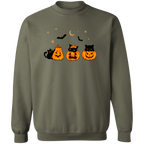 Cats and Jack-O-Lantern Sweatshirt