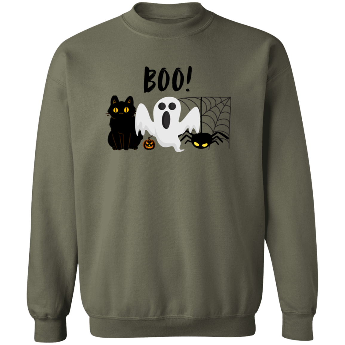 Boo- Halloween  Sweatshirt