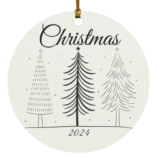 Christmas  2024 Circle Ornament