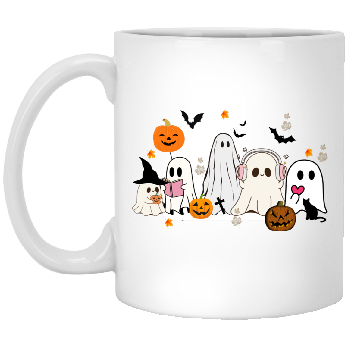 Ghost 11oz White Mug