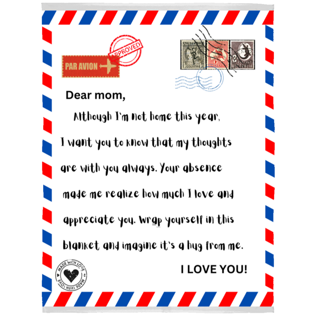 Letter Blanket for MOM