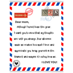 Letter Blanket for MOM