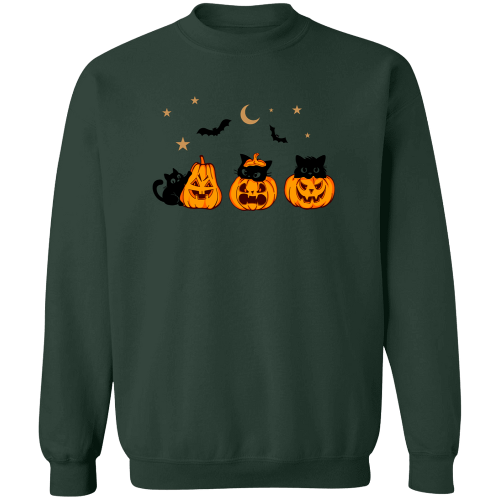 Cats and Jack-O-Lantern Sweatshirt