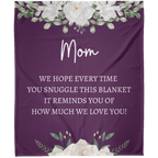 Mom blanket 30X40 Eng