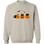 Cats and Jack-O-Lantern Sweatshirt