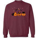 Cats and Jack-O-Lantern Sweatshirt
