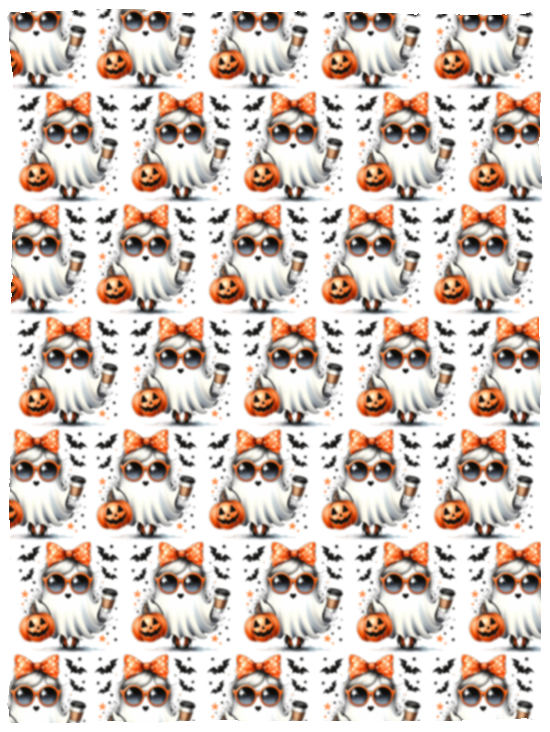 Girly Ghost Halloween Blanket