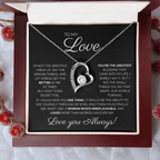 To My Love/ You're the Greatest/ Forever Love Necklace