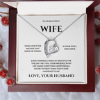 To My Beautiful Wife -You're The Best Thing That Ever Happened To Me - Forever Love Necklace