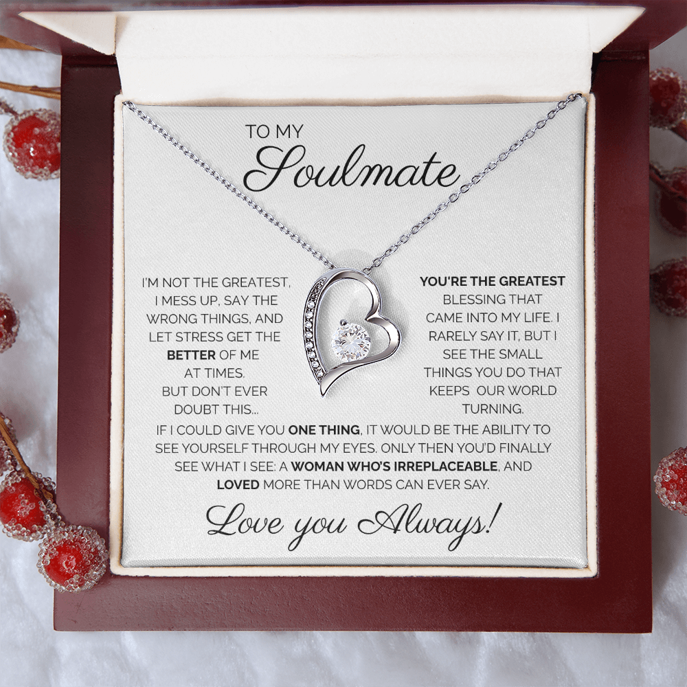 My Soulmate/ You're The Greatest/ Forever love Necklace