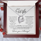 To My Wife/ You're The Greatest/ Forever Love Necklace