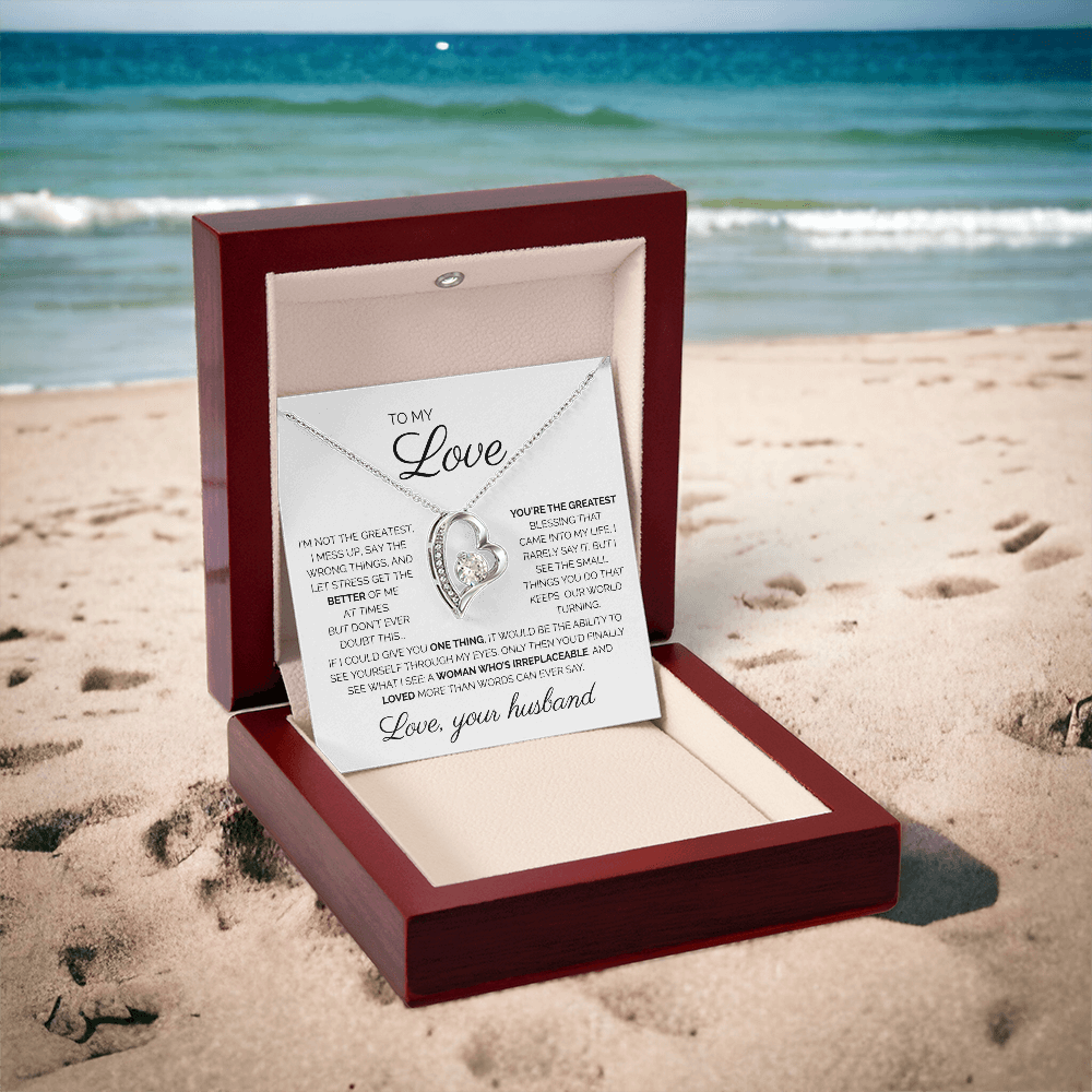 To My Love/ You're the Greatest/ Forever Love Necklace