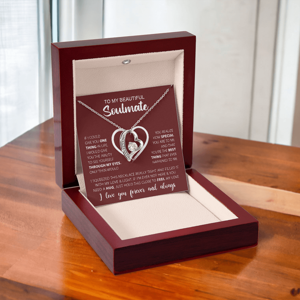To My Beautiful Soulmate-Forever Love Necklace