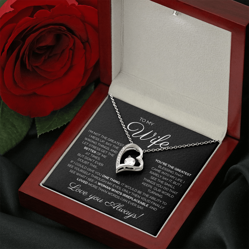 My Wife/You're the Greatest/Forever Love Necklace
