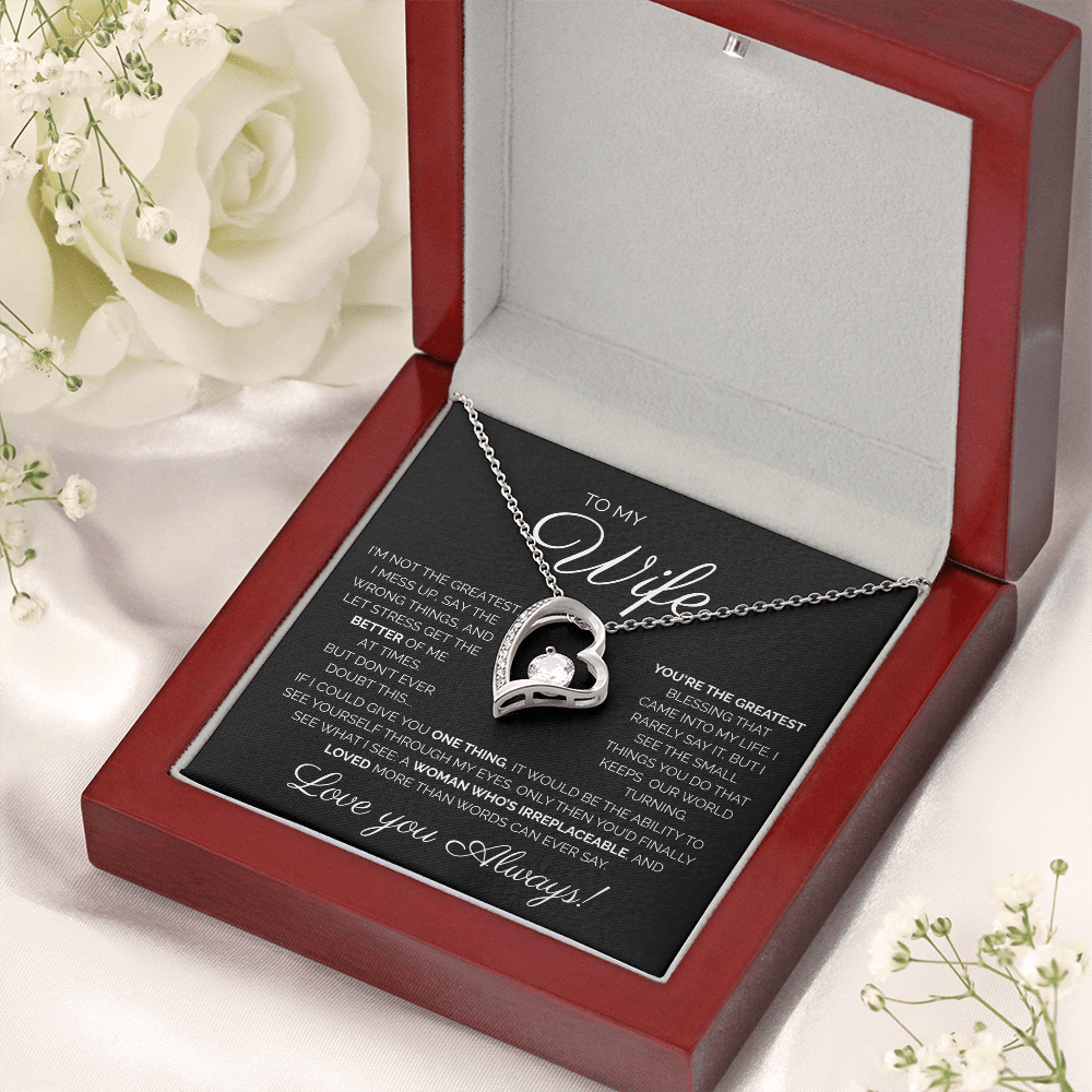 My Wife/You're the Greatest/Forever Love Necklace