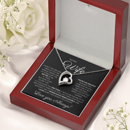 My Wife/You're the Greatest/Forever Love Necklace