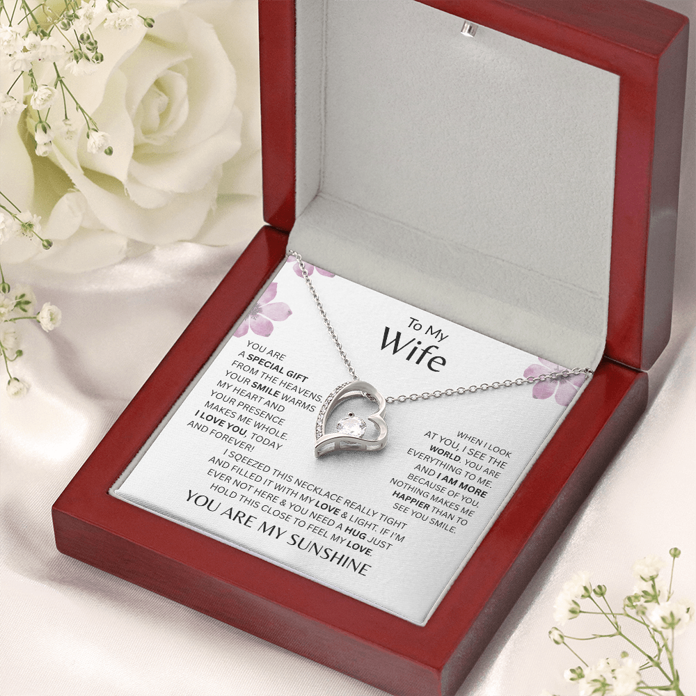 My Wife/ You Are A Special Gift From Heaven/ Forever Love Necklace