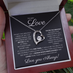 To My Love/ You're the Greatest/ Forever Love Necklace