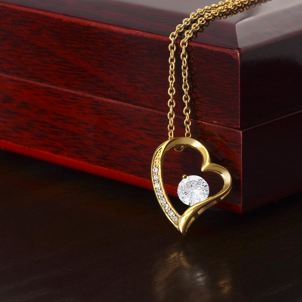 To My Beautiful Wife -You're The Best Thing That Ever Happened To Me - Forever Love Necklace