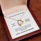 To The Love Of My Life- You're The Greatest Gift I Ever Received- Forever Love Necklace