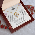 My Wife - You Are A Special Gift From Heaven - Forever Love Necklace             - FREE SHIPPING