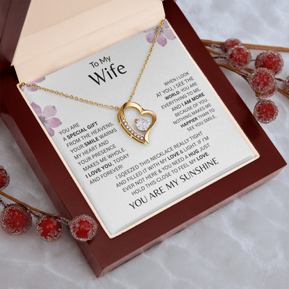 My Wife/ You Are A Special Gift From Heaven/ Forever Love Necklace
