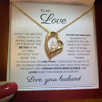 To My Love/ You're the Greatest/ Forever Love Necklace