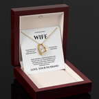To My Beautiful Wife -You're The Best Thing That Ever Happened To Me - Forever Love Necklace