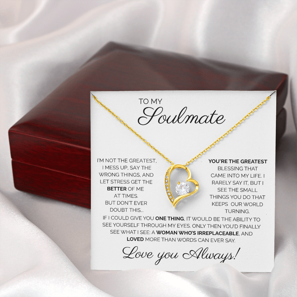 My Soulmate/ You're The Greatest/ Forever love Necklace