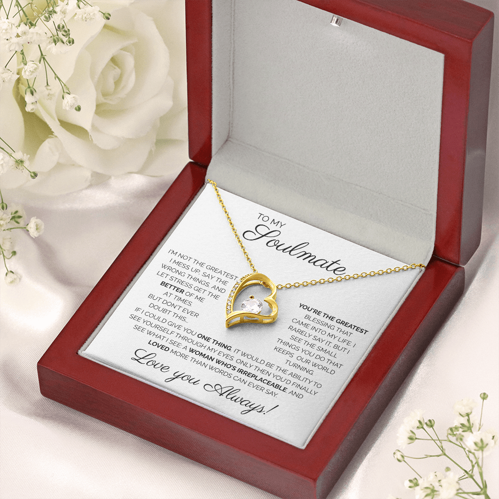My Soulmate/ You're The Greatest/ Forever love Necklace