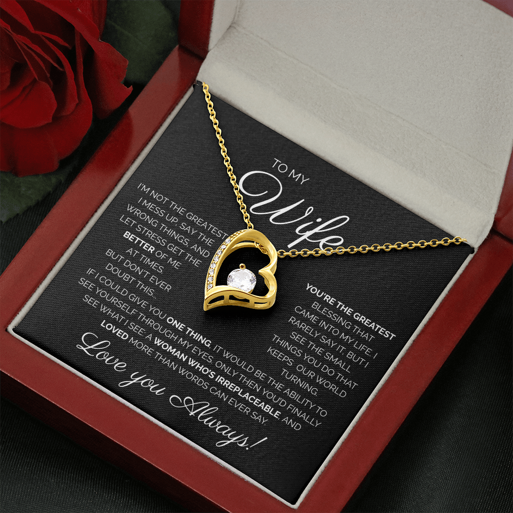 My Wife/You're the Greatest/Forever Love Necklace