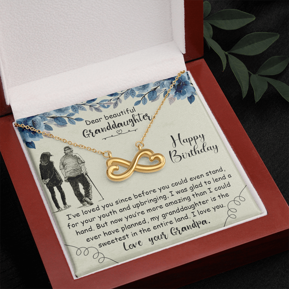 Dear Beautiful Granddaughter - Endless Love Necklace