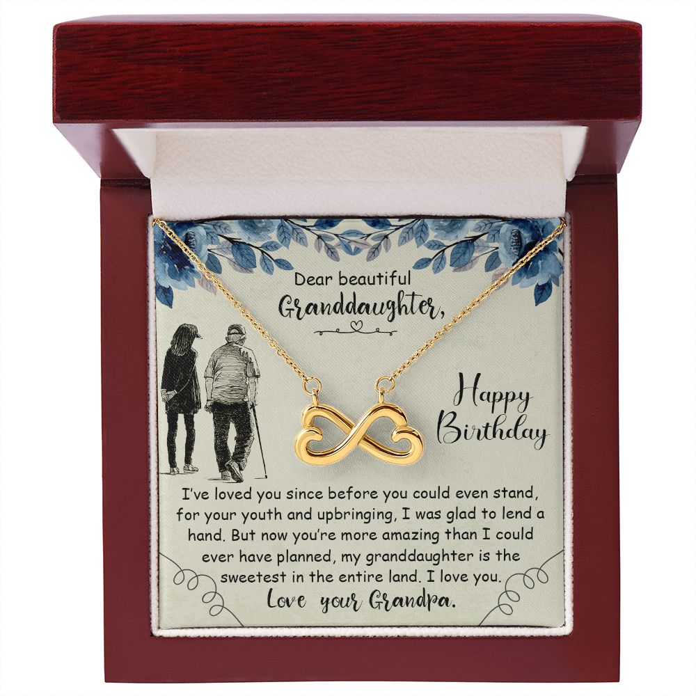 Dear Beautiful Granddaughter - Endless Love Necklace