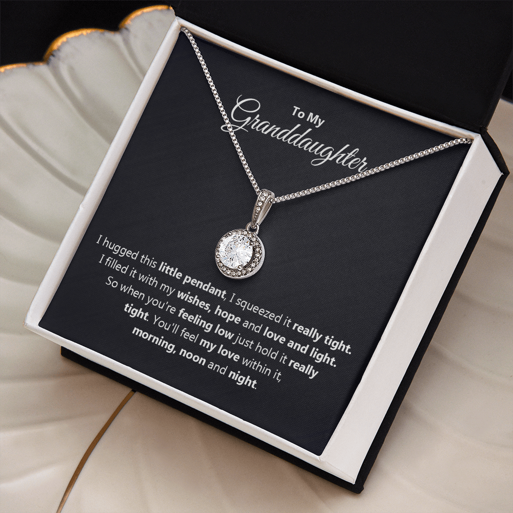 To My Granddaughter-Eternal Hope Necklace