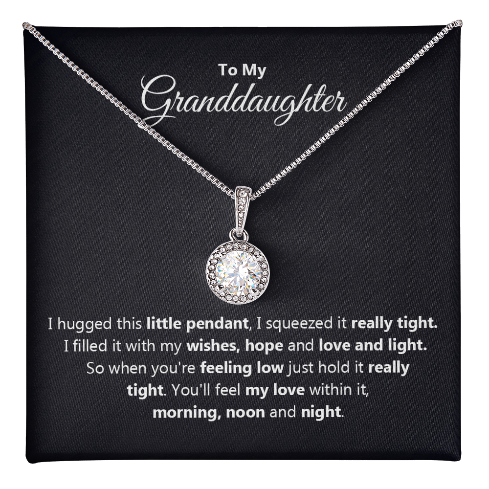 To My Granddaughter-Eternal Hope Necklace