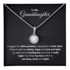 To My Granddaughter-Eternal Hope Necklace