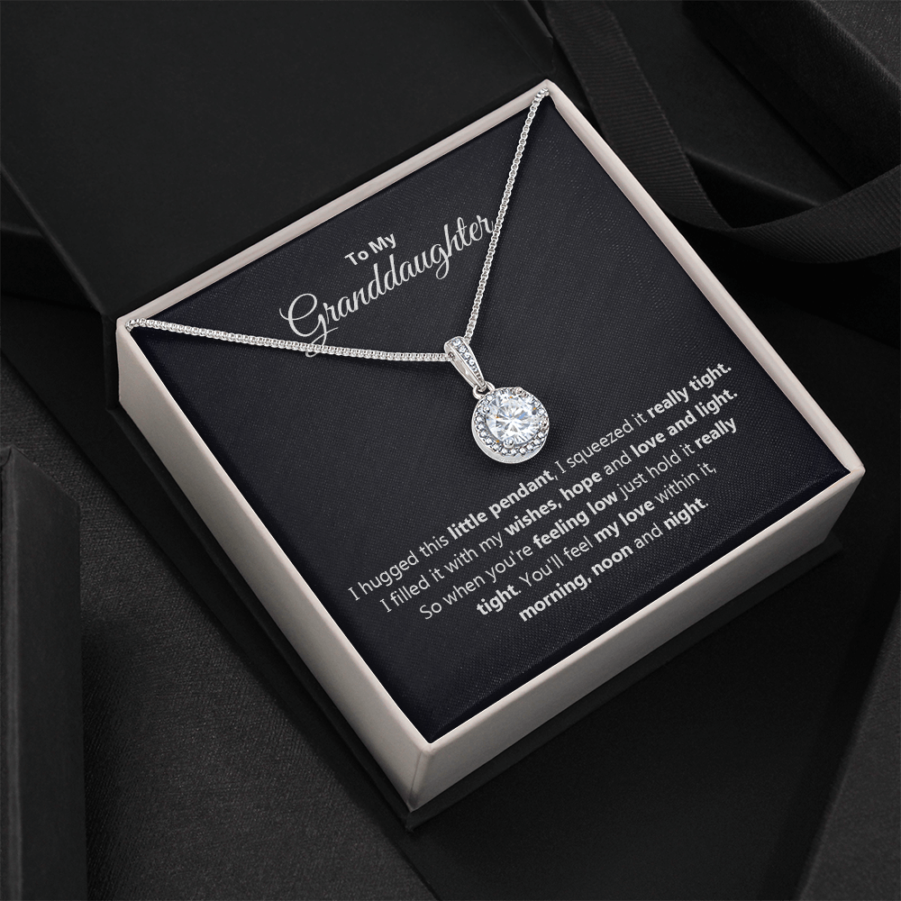 To My Granddaughter-Eternal Hope Necklace