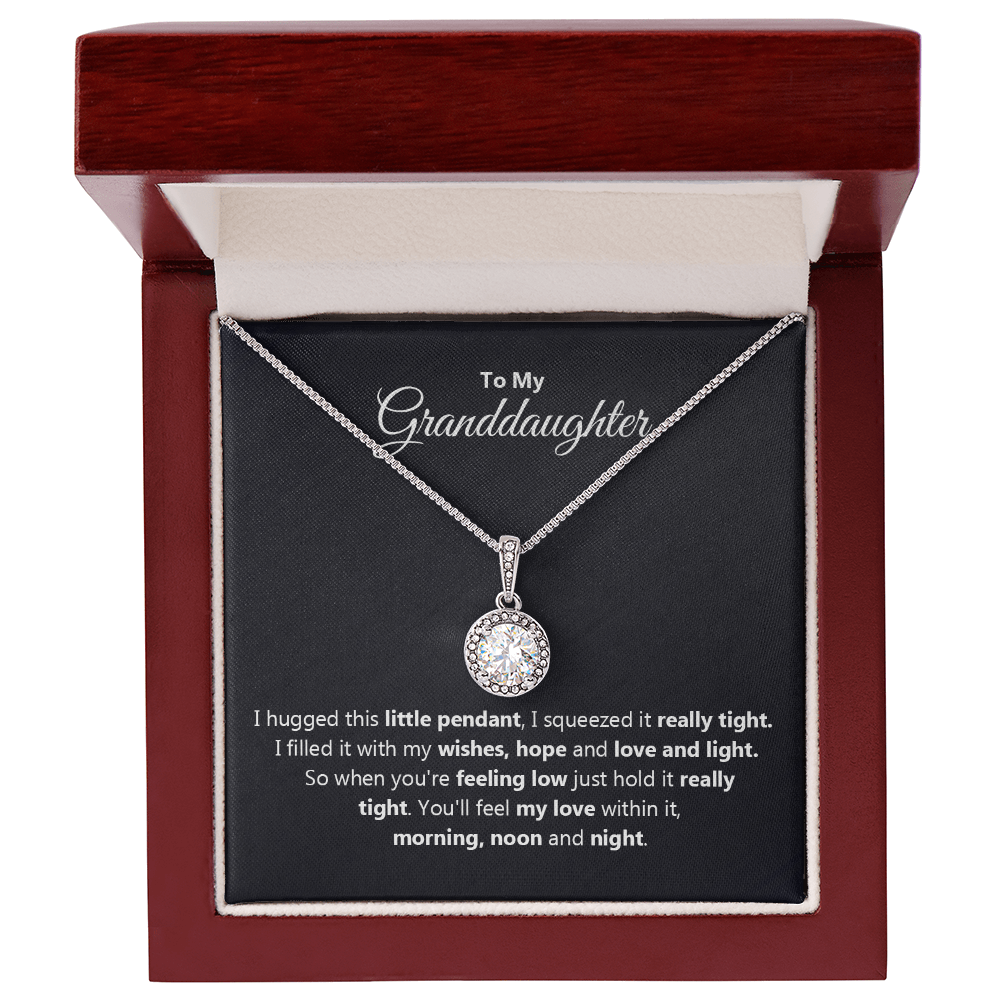 To My Granddaughter-Eternal Hope Necklace