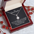 To My Granddaughter-Eternal Hope Necklace