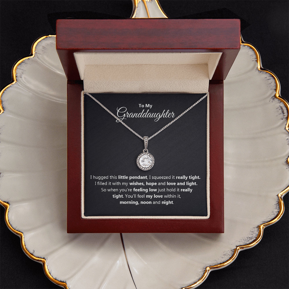 To My Granddaughter-Eternal Hope Necklace