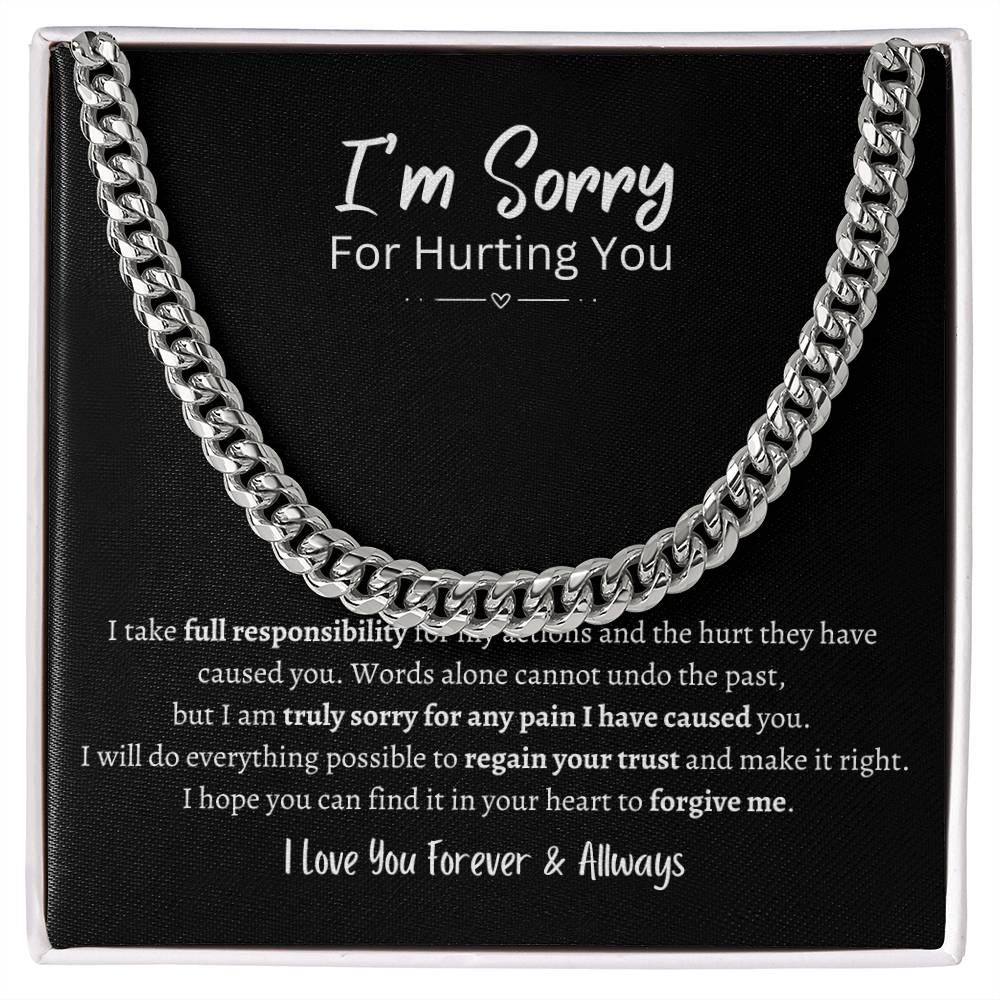I'm Sorry Necklace
