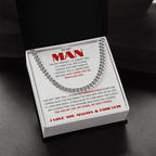 To My Man/ My Missing piece/Cuban Link Chain Gift